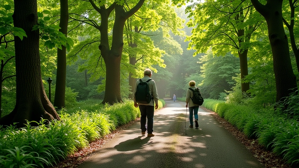 Nore Valley Woodland Trail with shaded forest paths and bird watching opportunities